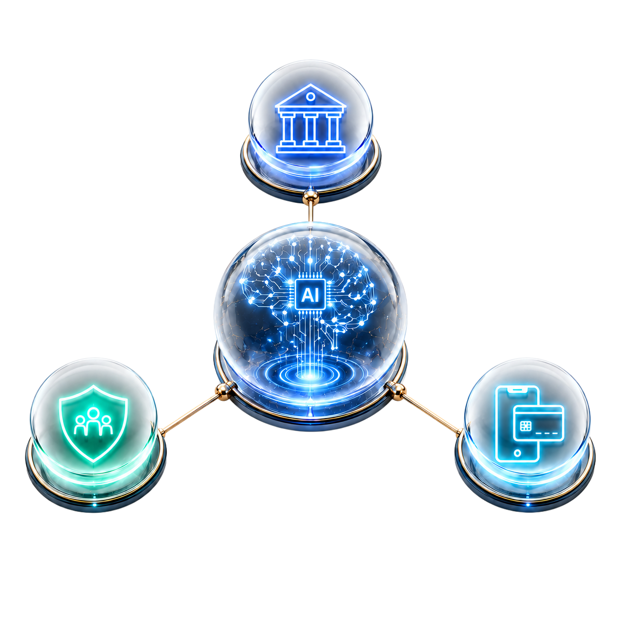 EnaGuard industry visual: Banking, Insurance, Fintech/Payments